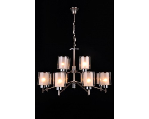 Подвесная люстра DOUBLE 81049-12C ANTIQUE SILVER Natali Kovaltseva