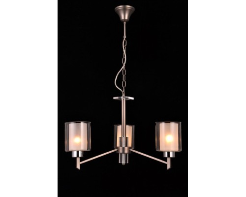 Подвесная люстра Double DOUBLE 81049-3C ANTIQUE SILVER Natali Kovaltseva