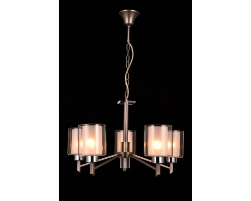 Подвесная люстра DOUBLE DOUBLE 81049-5C ANTIQUE SILVER Natali Kovaltseva