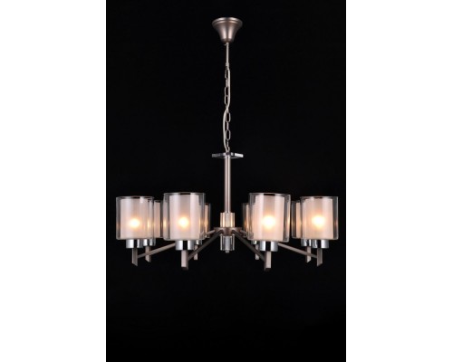 Подвесная люстра DOUBLE 81049-8C ANTIQUE SILVER Natali Kovaltseva