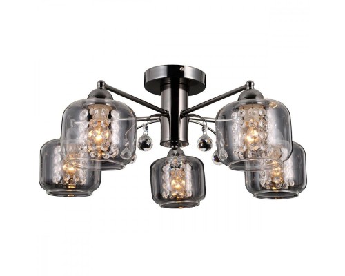 Потолочная люстра Laina LAINA 75091/5C DARK CHROME Natali Kovaltseva