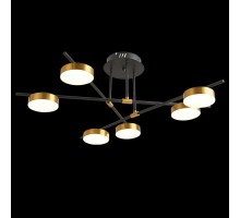 Потолочная люстра Loft Led LED LAMPS 81101/6C GOLD BLACK Natali Kovaltseva