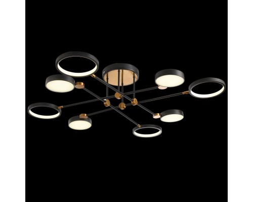 Потолочная люстра Loft Led LED LAMPS 81102/6C BRASS BLACK Natali Kovaltseva