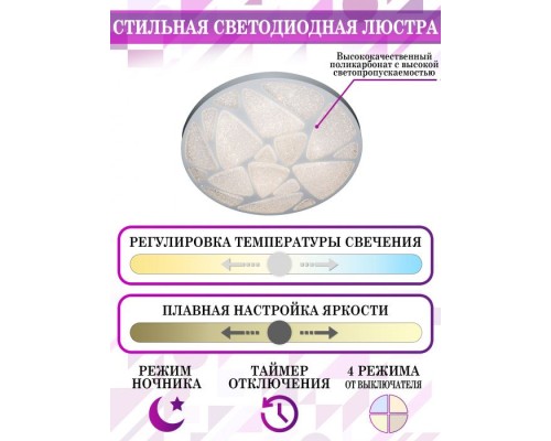 Потолочный светильник LED LED LAMPS 81103 Natali Kovaltseva