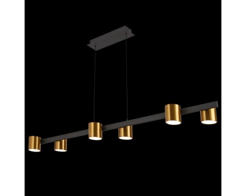 Подвесной светильник Loft Led LED LAMPS 81129/6C BRASS BLACK Natali Kovaltseva