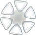 Потолочная люстра Smart Home LED LAMPS 81215 Natali Kovaltseva