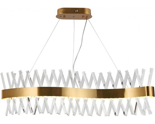 Подвесная люстра LED LAMPS 81357 GOLD SATIN Natali Kovaltseva
