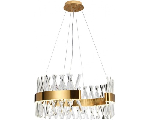 Подвесная люстра LED LAMPS 81358 GOLD SATIN Natali Kovaltseva