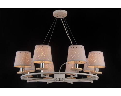 Подвесная люстра Lisbon LISBON 81055-8C SATIN WHITE Natali Kovaltseva