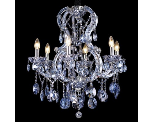 Подвесная люстра Milano Milano 10651/6C CHROME, SAPPHIRE Natali Kovaltseva