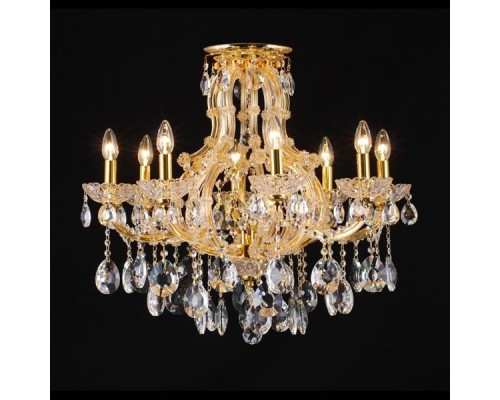 Потолочная люстра Milano Milano 10651/8+2C GOLD, CLEAR Natali Kovaltseva
