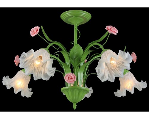 Потолочная люстра Rose ROSE 11462/5C GREEN Natali Kovaltseva
