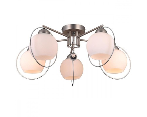 Потолочная люстра Sphere Ii SPHERE II 81051-5C SATIN NICKEL Natali Kovaltseva