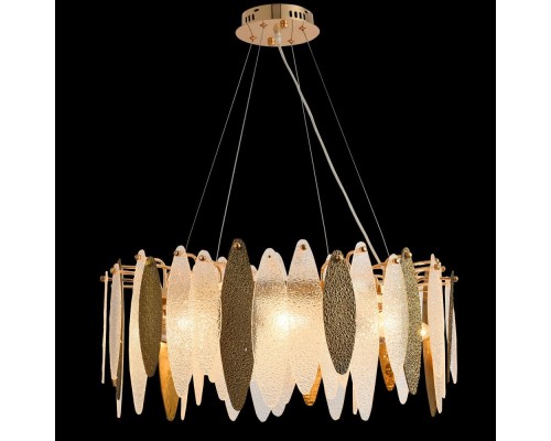 Подвесная люстра Triada TRIADA 81409/8C GOLD WHITE Natali Kovaltseva