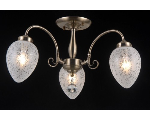 Потолочная люстра ZARAGOZA 81050-3C ANTIQUE BRASS Natali Kovaltseva