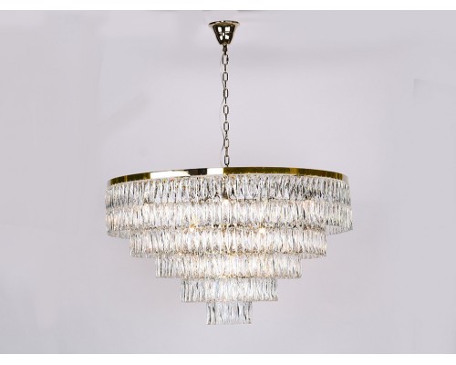 Подвесная люстра 10120 10129+17/C gold Newport