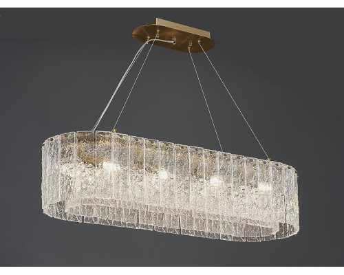 Подвесная люстра 10820 10820/90 brass oval Newport