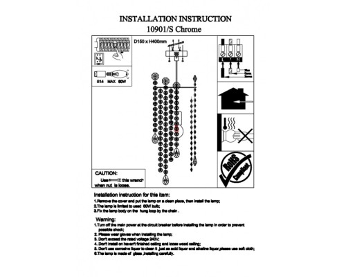Подвесной светильник 10900 10901/S Newport