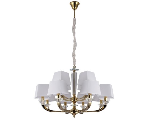 Подвесная люстра 11400 11408+4/C gold Newport