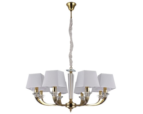 Подвесная люстра 11400 11408/C gold Newport