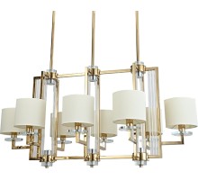 Подвесная люстра 35400 35408/S gold без абажуров Newport