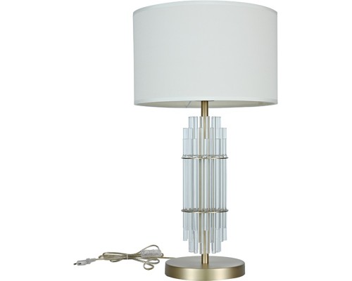 Интерьерная настольная лампа 3680 3681/T brass Newport