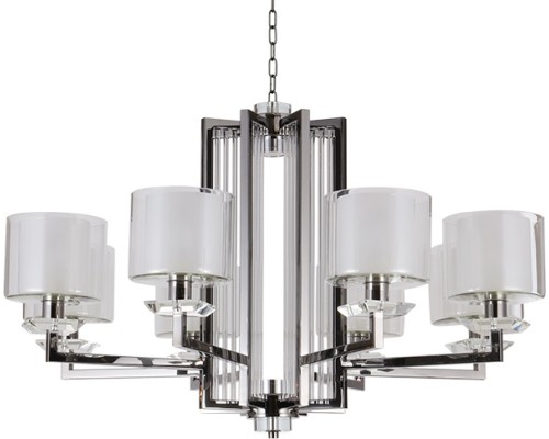 Подвесная люстра 4400 4408+1/C black glossy Newport