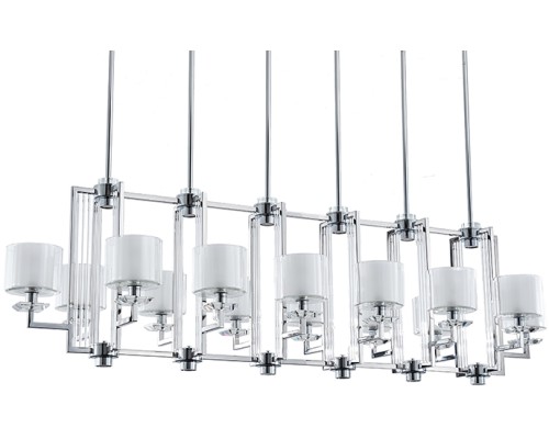 Потолочная люстра 4400 4408+6/S сhrome Newport