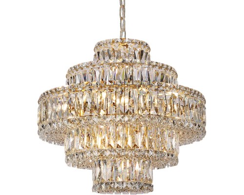 Подвесная люстра 8450 8459+6/C gold Newport