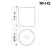 Потолочный светильник уличный Tumbler 358012 Novotech
