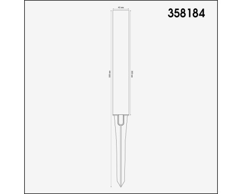 Корпус для модуля Nokta 358184 Novotech