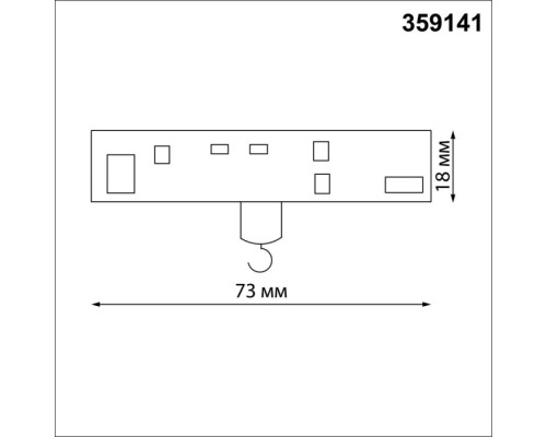 Адаптер крепления Ramo 359141 Novotech