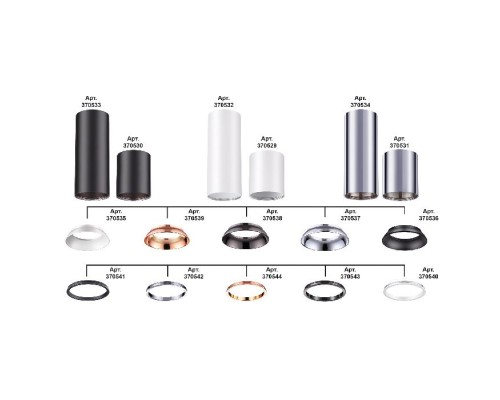 Точечный светильник Unite 370533 Novotech