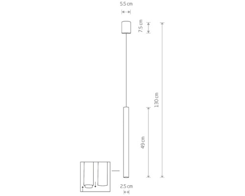 Подвесной светильник Laser 490 10452 Nowodvorski