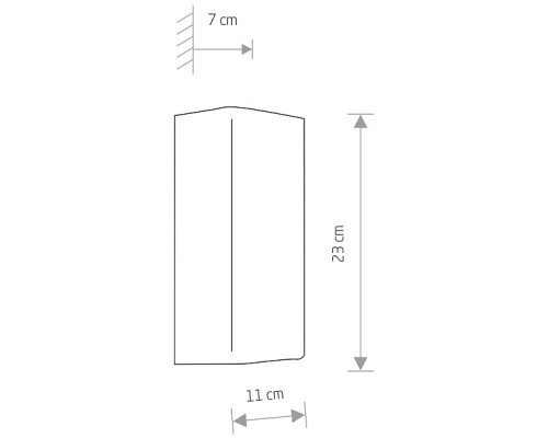 Настенный светильник Bergen 10455 Nowodvorski
