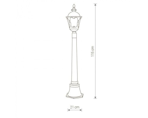 Наземный фонарь Tybr 4685 Nowodvorski