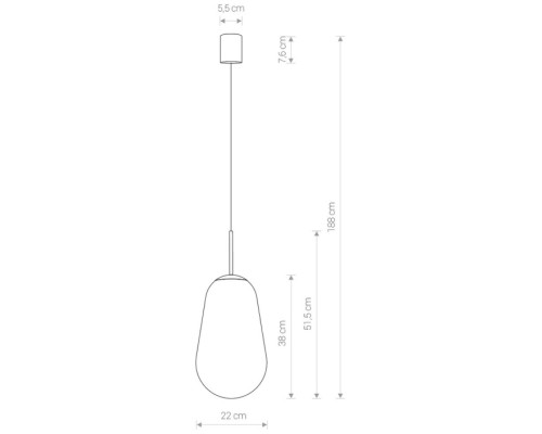 Подвесной светильник Pear M 7798 Nowodvorski