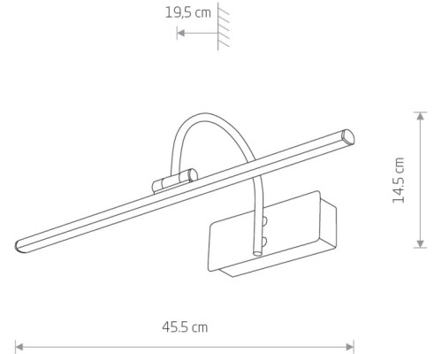 Подсветка для картин Giotto Led S 8168 Nowodvorski