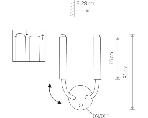 Настенный светильник Stalactite 8354 Nowodvorski