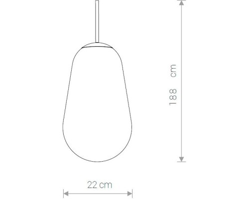 Подвесной светильник Pear M 8672 Nowodvorski