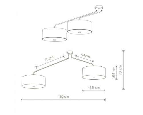 Потолочная люстра Hawk 8843 Nowodvorski