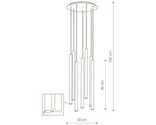Подвесная люстра Laser 8921 Nowodvorski