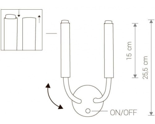Бра Stalactite 9055 Nowodvorski