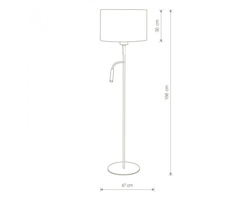 Торшер Hotel 9074 Nowodvorski