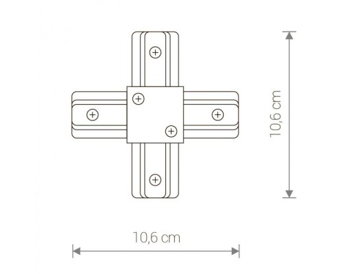 Коннектор Profile X-connector 9190 Nowodvorski