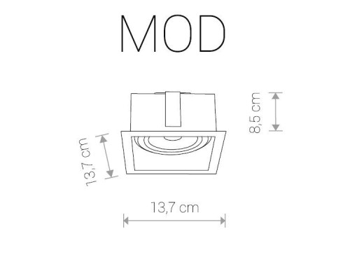 Точечный светильник Mod 9413 Nowodvorski