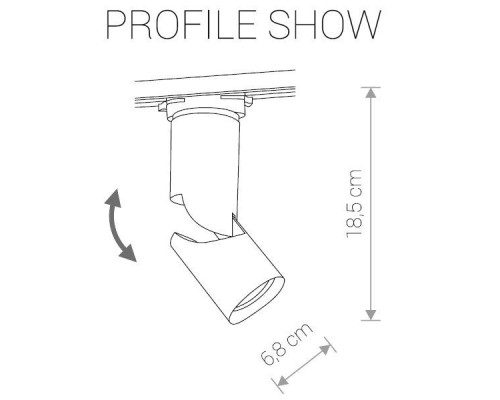 Трековый светильник Profile Show 9424 Nowodvorski