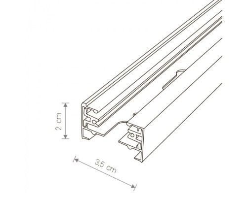 Шинопровод/трек Profile Track 9450 Nowodvorski
