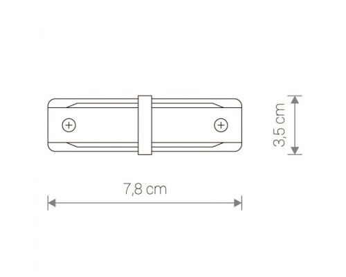 Коннектор Profile Straight Connector 9454 Nowodvorski