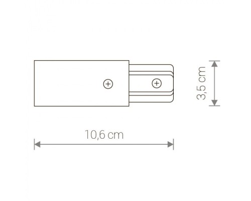 Питание боковое Profile Power End Cap 9462 Nowodvorski
